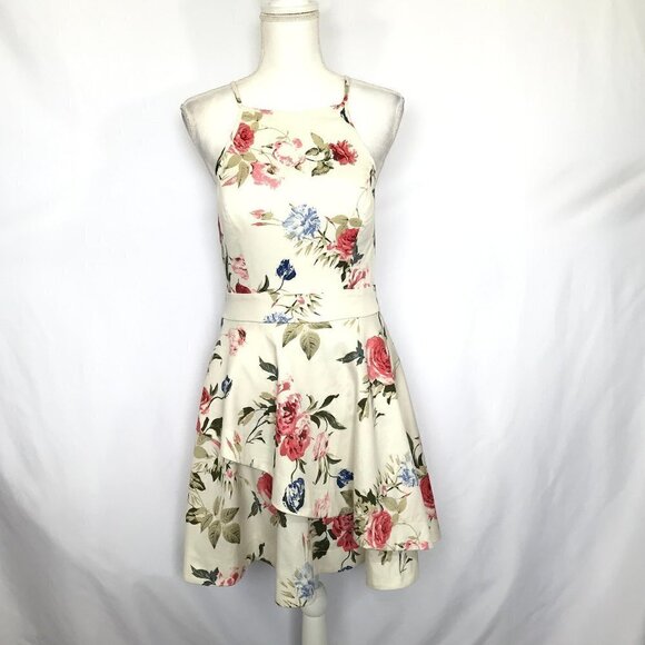 Speechless Cream Floral Dress - Picture 2 of 15